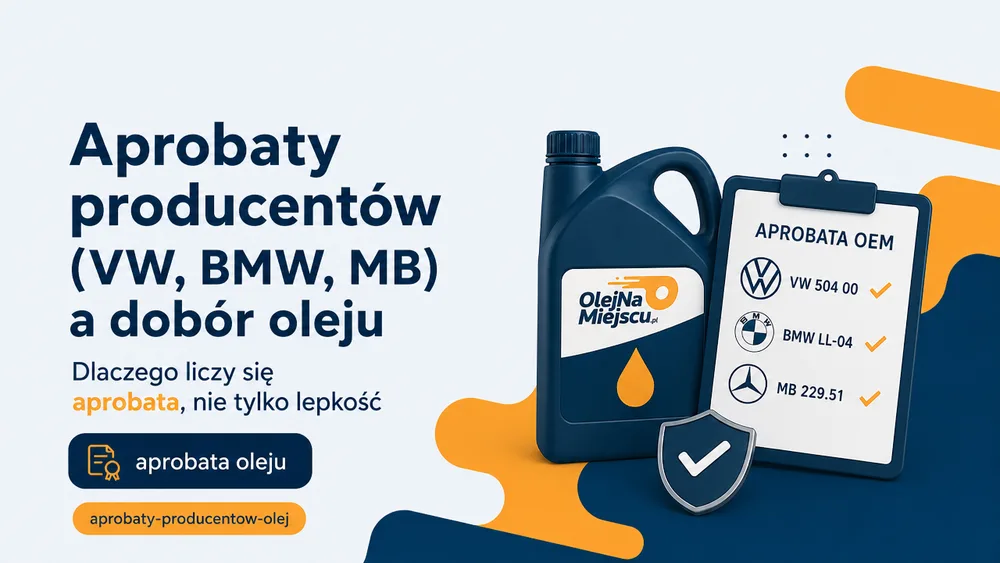 Manufacturer approvals (VW, BMW, MB) and oil selection
