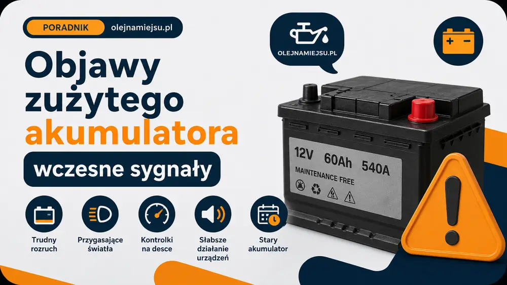 Objawy zużytego akumulatora — wczesne sygnały