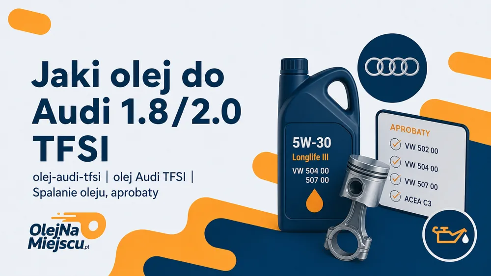 Jaki olej do Audi 1.8/2.0 TFSI? Normy i spalanie