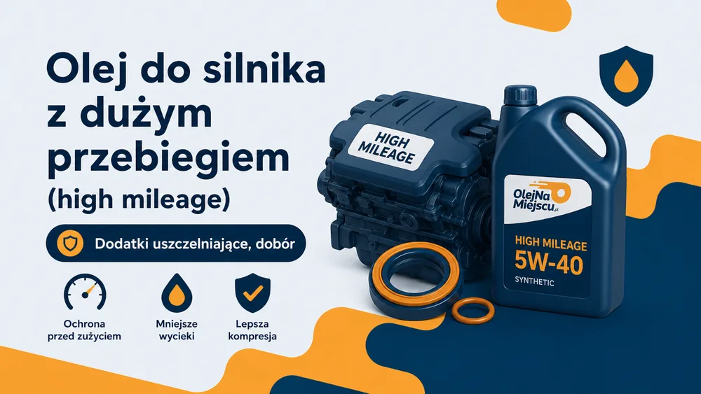 Олива для двигуна з великим пробігом (high mileage)